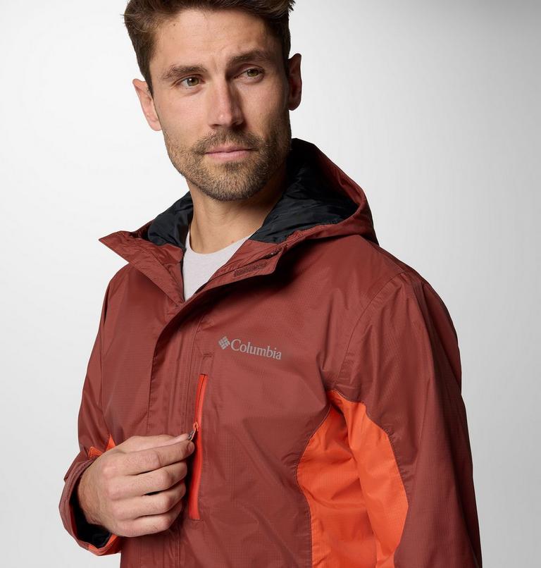 Men's Pouring Adventure III Waterproof Hiking Jacket, Color: Spice, Tuscan, image 4