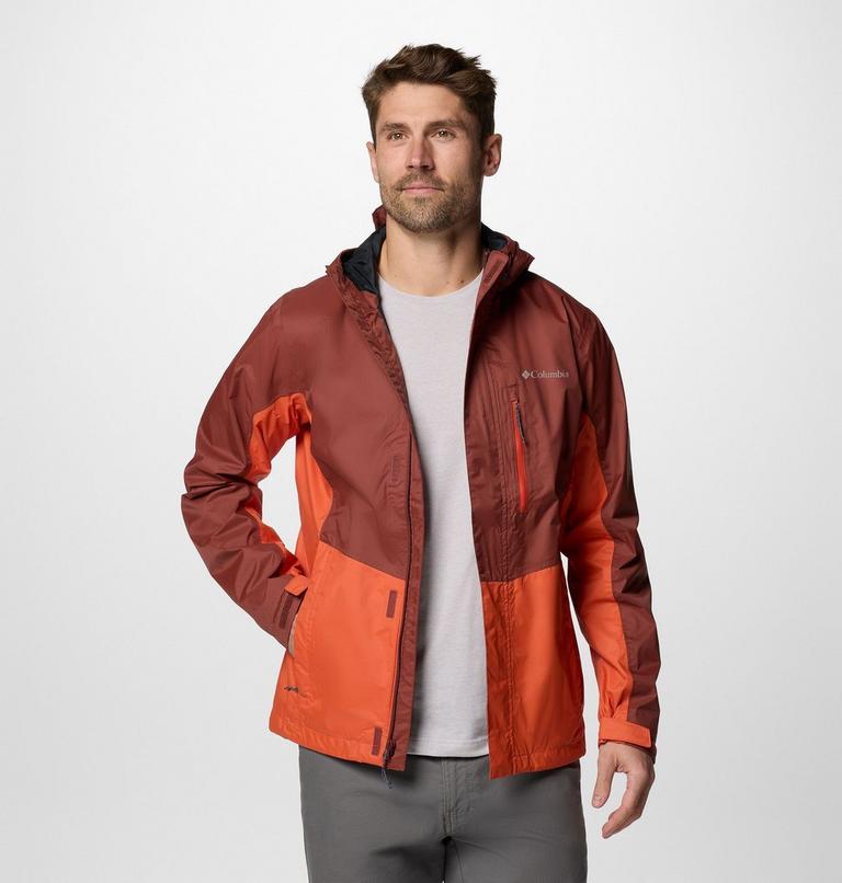 Men's Pouring Adventure III Waterproof Hiking Jacket, Color: Spice, Tuscan, image 6