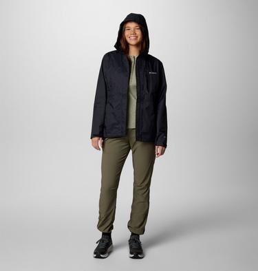 Women's Pouring Adventure III Waterproof Hiking Jacket, Color: Black, image 6