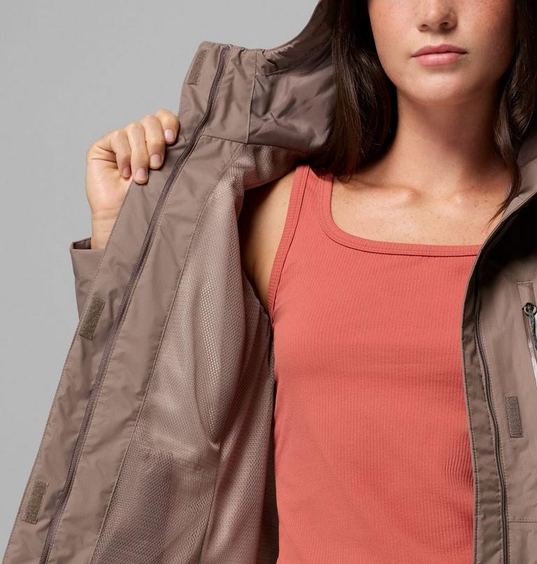 Chaqueta de senderismo impermeable Pouring Adventure III para mujer, Color: Iron, image 6
