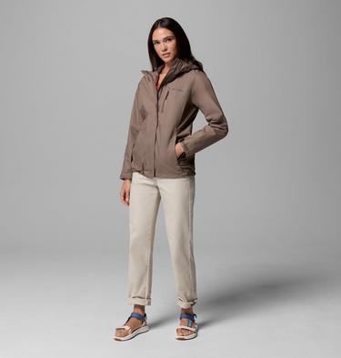 Women's Pouring Adventure III Waterproof Hiking Jacket, Color: Iron, image 2