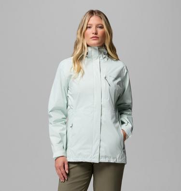 Women's Pouring Adventure III Waterproof Hiking Jacket, Color: Tea Light, image 5