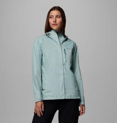 Women's Pouring Adventure III Waterproof Hiking Jacket, Color: Crushed Blue, image 3