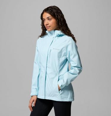 Veste de Randonn&eacute;e Imperm&eacute;able Pouring Adventure III Femme, Color: Marine Light, image 4