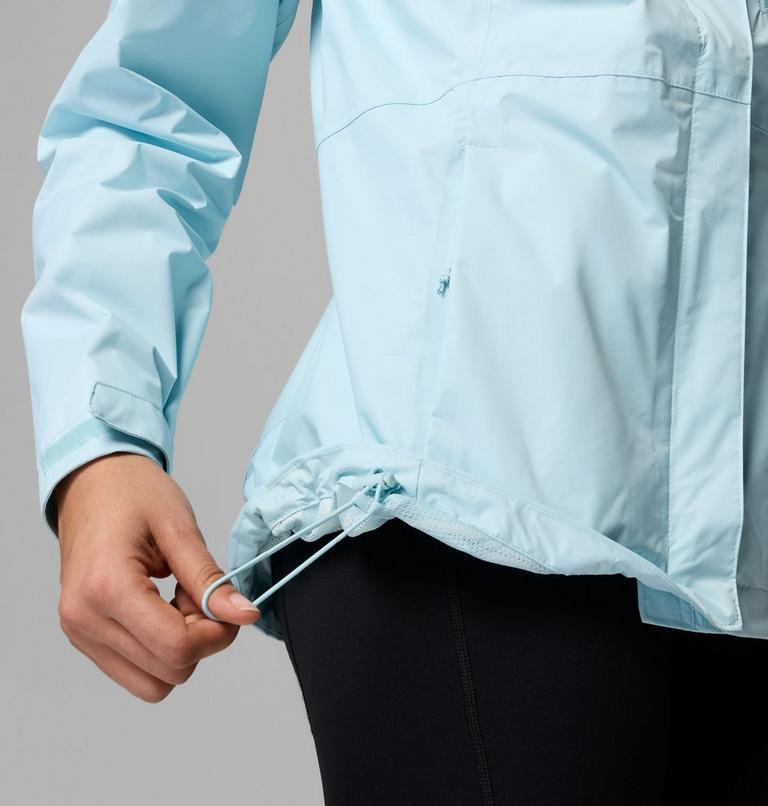 Women's Pouring Adventure III Waterproof Hiking Jacket, Color: Marine Light, image 9