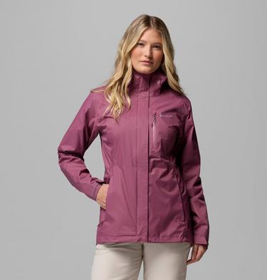 Women's Pouring Adventure III Waterproof Hiking Jacket, Color: Antique Mauve, image 9