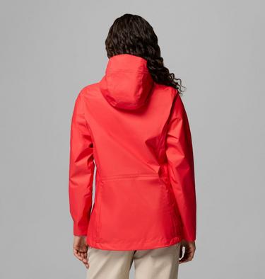 Veste de Randonn&eacute;e Imperm&eacute;able Pouring Adventure III Femme, Color: Poppy Red, image 3