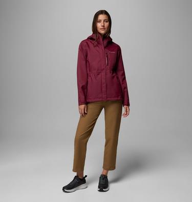 Women's Pouring Adventure III Waterproof Hiking Jacket, Color: Rich Wine, image 2