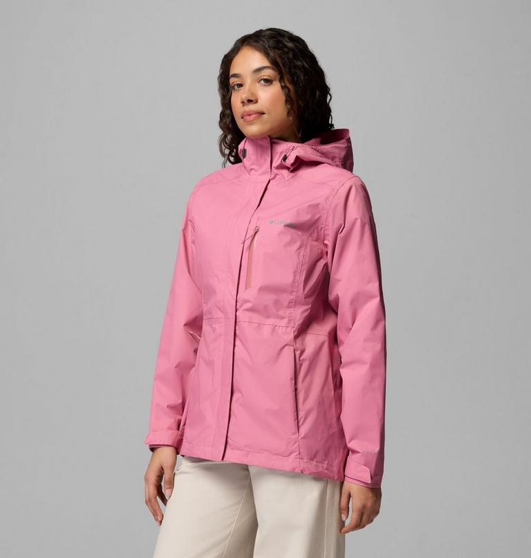 Women's Pouring Adventure III Waterproof Hiking Jacket, Color: Rosette, image 4