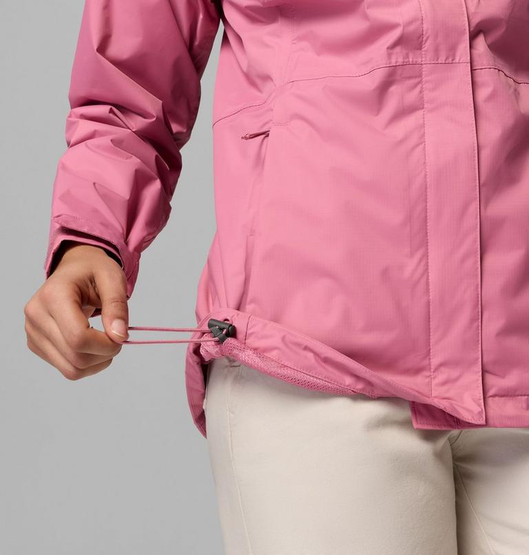 Women's Pouring Adventure III Waterproof Hiking Jacket, Color: Rosette, image 9