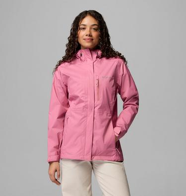 Women's Pouring Adventure III Waterproof Hiking Jacket, Color: Rosette, image 7
