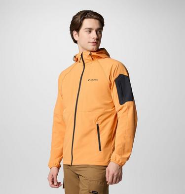 Giacca softshell da hiking con cappuccio Tall Heights II da uomo, Color: Koi, image 3