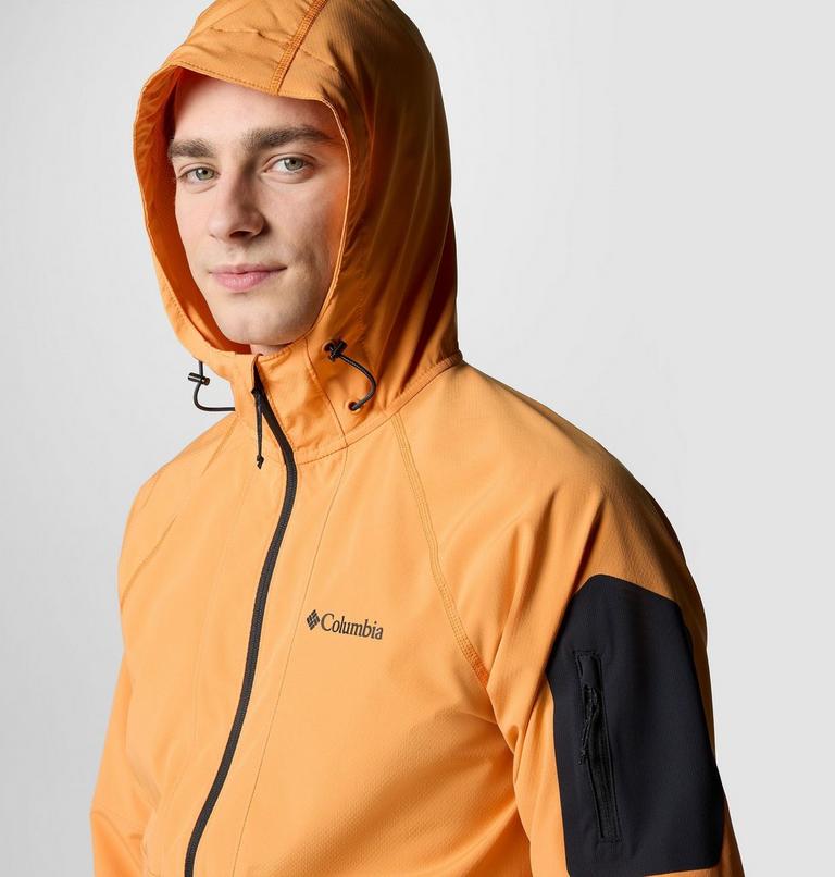 Chaqueta softshell de senderismo con capucha Tall Heights II para hombre, Color: Koi, image 4