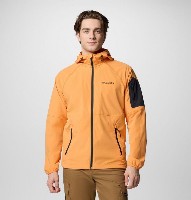 Chaqueta softshell de senderismo con capucha Tall Heights II para hombre, Color: Koi, image 1