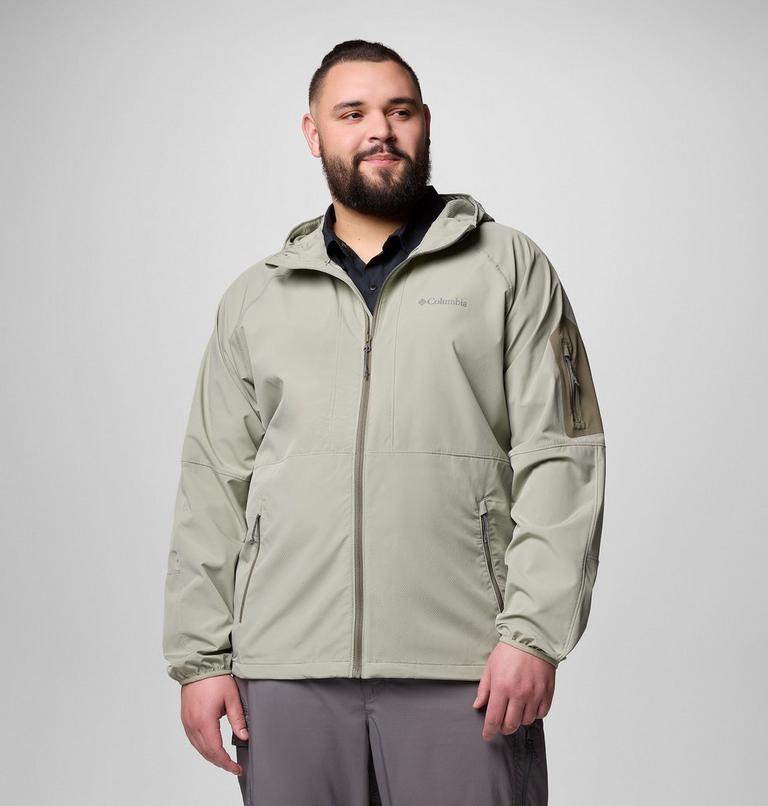Men's Tall Heights II Hooded Softshell Jacket - Extended Size, Color: Safari, image 1