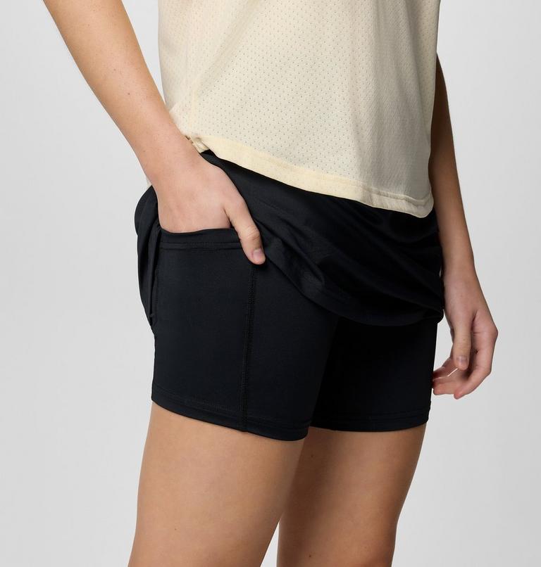 Women's Chill River Technical Hiking Skort, Color: Black, image 6