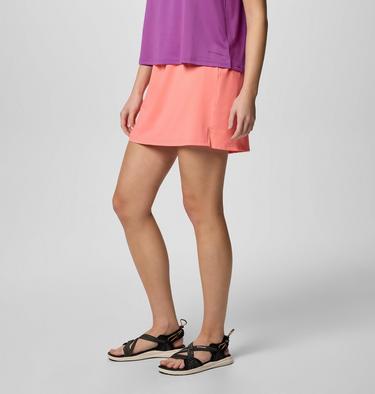 Jupe-Short de Randonnée Technique Chill River Femme, Color: Alpenglow, image 3