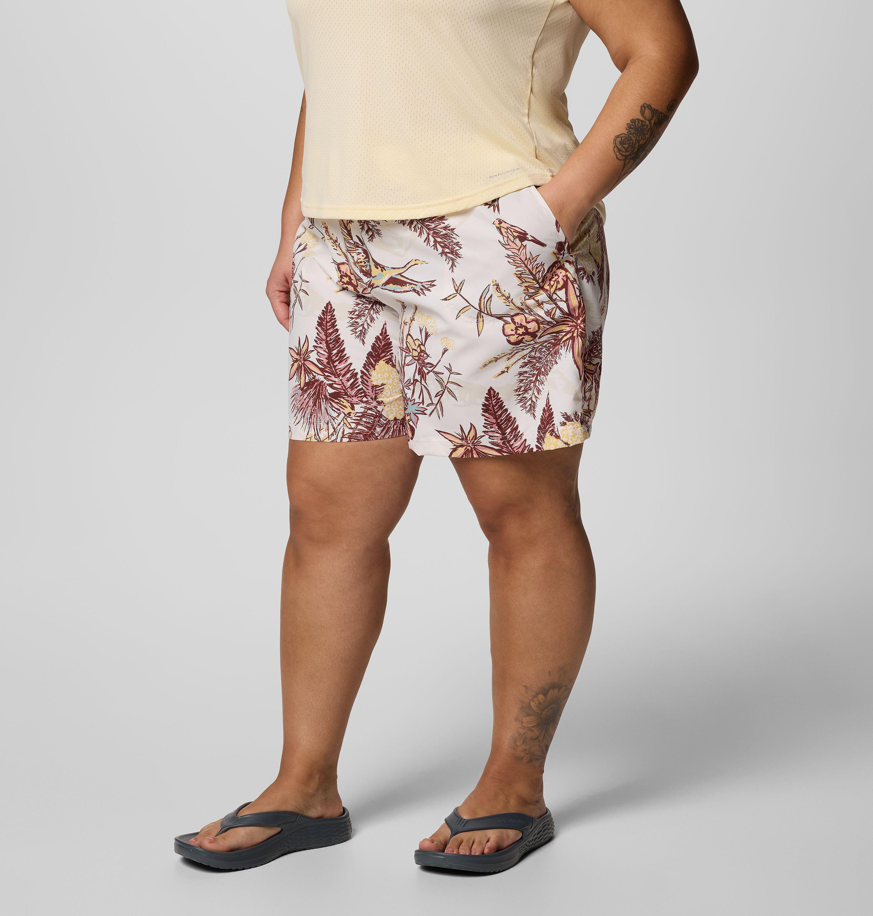Women's Sandy River Printed Shorts III - Plus Size 3