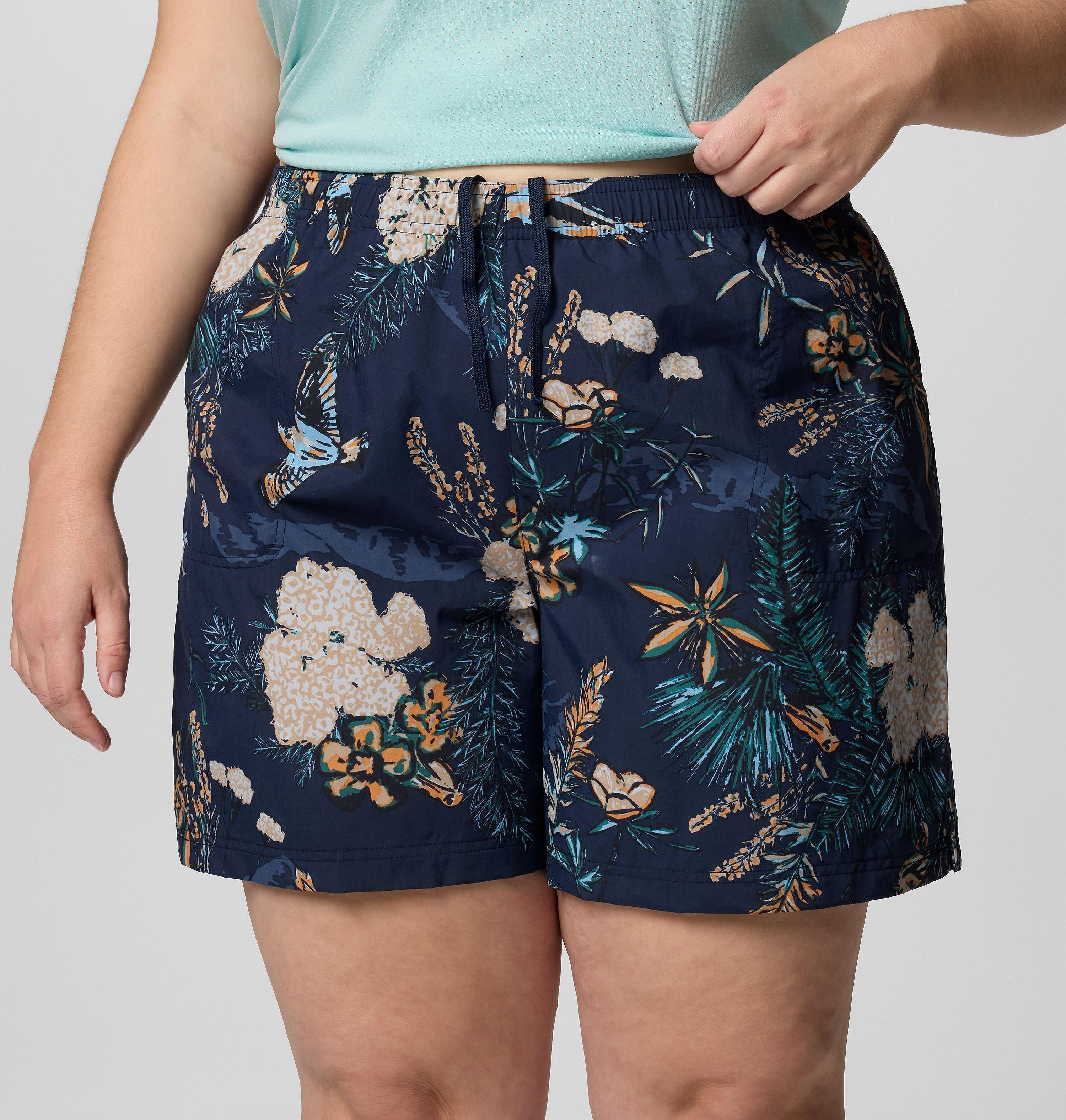Women's Sandy River Printed Shorts III - Plus Size 4