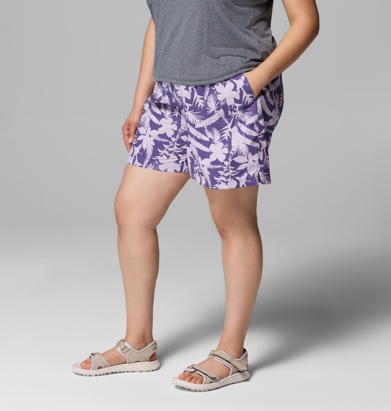 Women's Sandy River™ Printed Shorts III - Plus Size 4