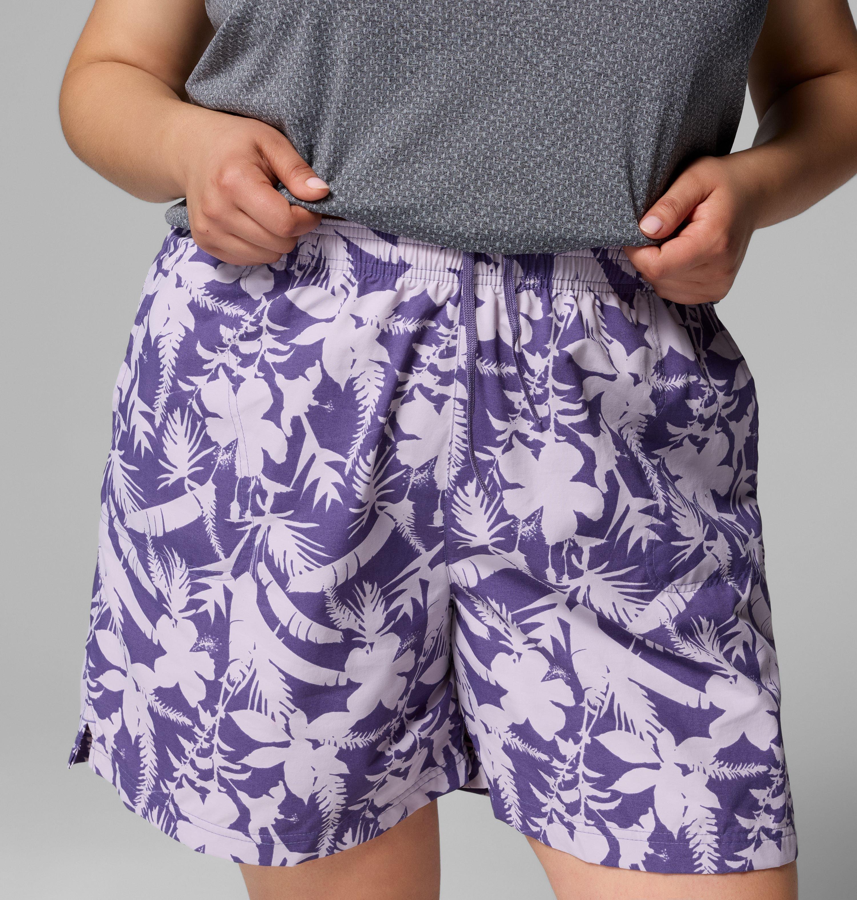 Women's Sandy River Printed Shorts III - Plus Size 5