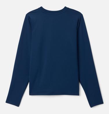 Youth Chill River Long Sleeve T-Shirt, Color: Collegiate Navy, image 4