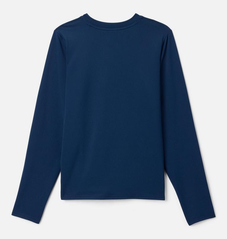 Kids' Chill River Long Sleeve Shirt, Color: Collegiate Navy, image 2