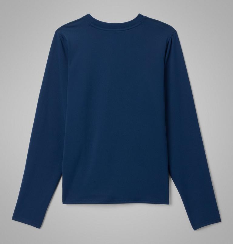 Youth Chill River Long Sleeve T-Shirt, Color: Collegiate Navy, image 2