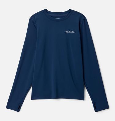 Youth Chill River Long Sleeve T-Shirt, Color: Collegiate Navy, image 3