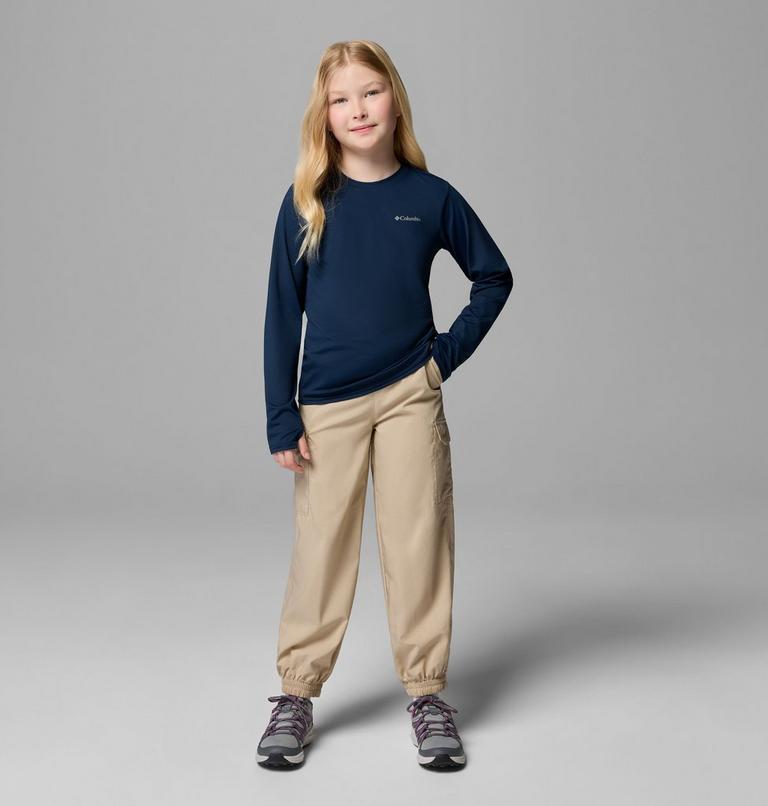 Youth Chill River Long Sleeve T-Shirt, Color: Collegiate Navy, image 3