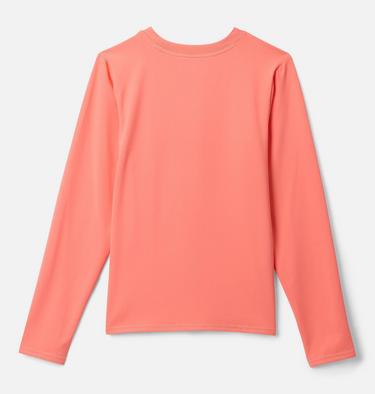 Youth Chill River Long Sleeve T-Shirt, Color: Hot Coral, image 6