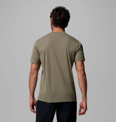 Men's Zero Rules Light Technical T-Shirt, Color: Stone Green, image 7