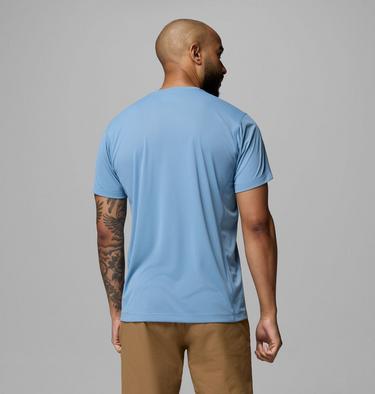 Men's Zero Rules Light Technical T-Shirt, Color: Rainy Day, image 3