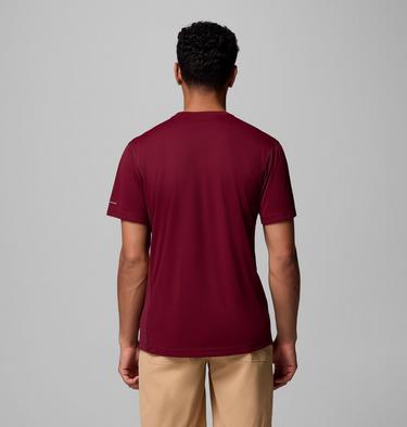 Men's Zero Rules Light Technical T-Shirt, Color: Rich Wine, image 3