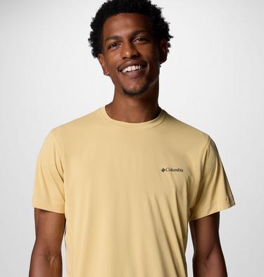 Men's Zero Rules Light Technical T-Shirt, Color: Sand Dune, image 24