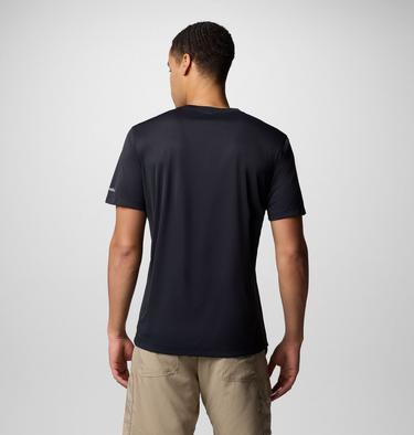 Men's Zero Rules Light Graphic Technical T-Shirt, Color: Black, Actively Cooled, image 2