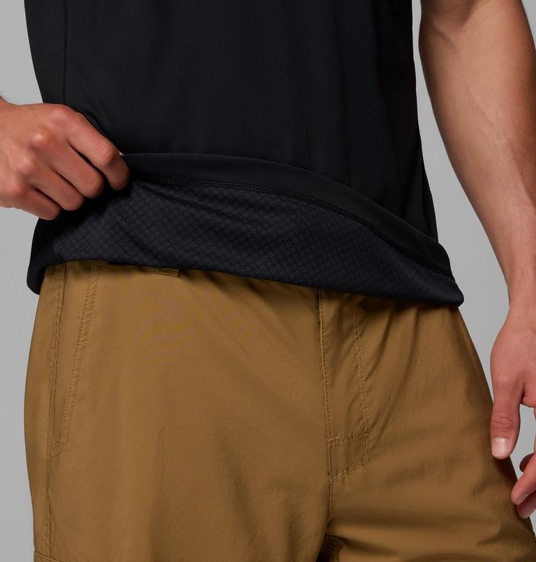 Men's Zero Rules Light Graphic Technical T-Shirt, Color: Black, Scripted Peaks, image 6