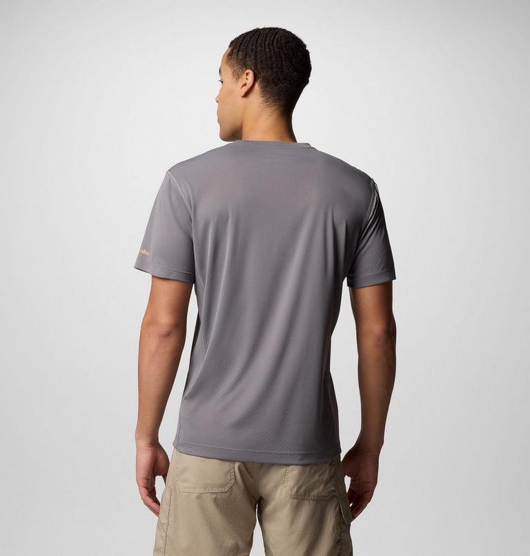 Camiseta técnica con estampado Zero Rules Light para hombre, Color: City Grey, Ridge Line Life, image 2