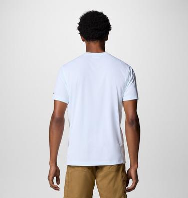 Men's Zero Rules Light Graphic Technical T-Shirt, Color: White, Actively Cooled, image 2