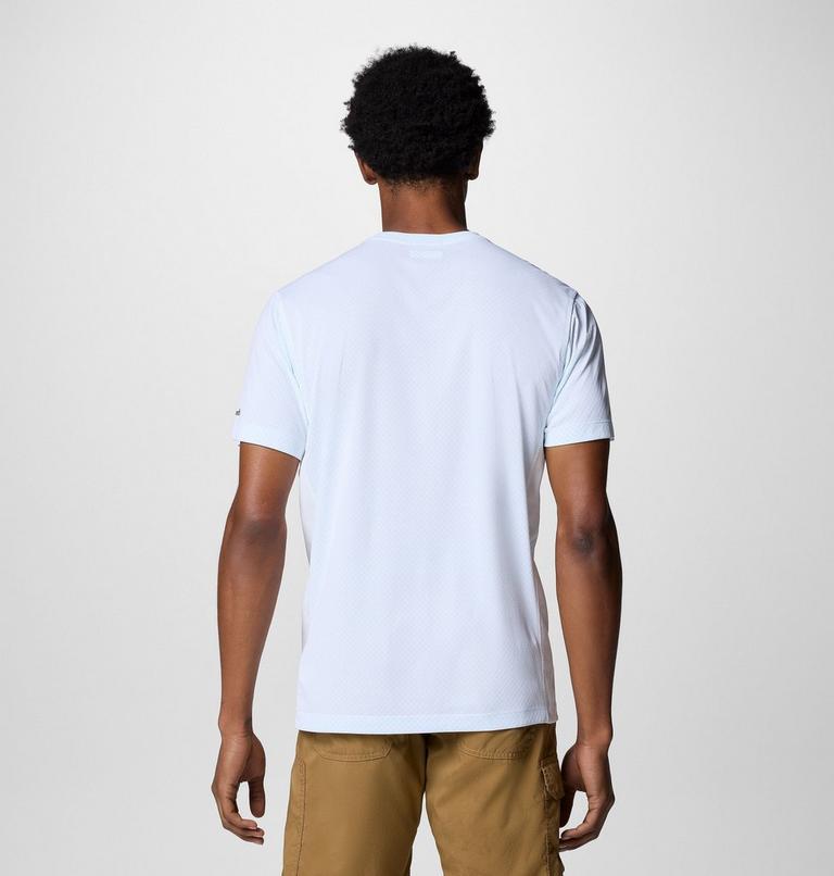 Men's Zero Rules Light Graphic Technical T-Shirt, Color: White, Actively Cooled, image 2