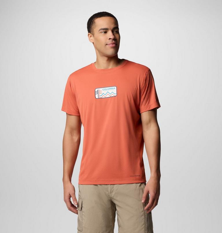 Camiseta técnica con estampado Zero Rules Light para hombre, Color: Tuscan, Actively Cooled, image 1