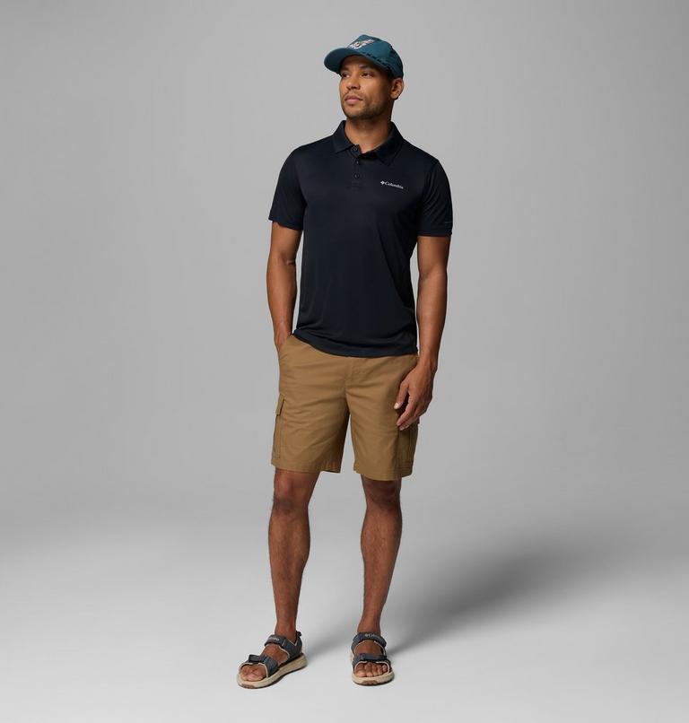 Men's Zero Rules Light Technical Polo, Color: Black, image 2