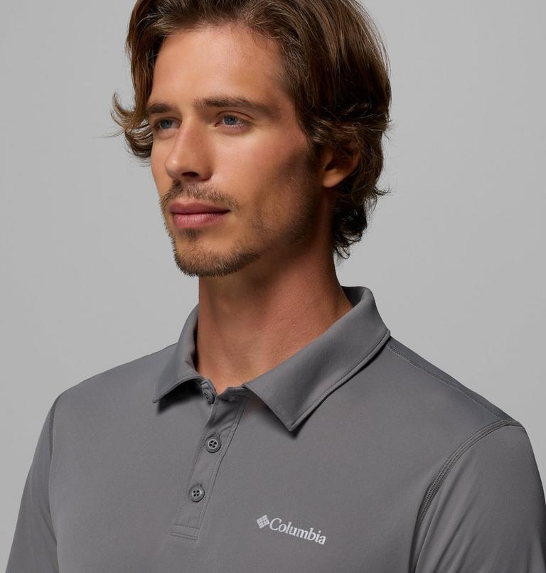 Men's Zero Rules Light Technical Polo, Color: City Grey, image 6