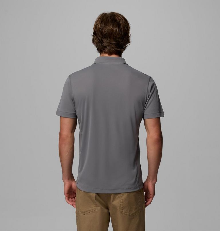 Men's Zero Rules Light Technical Polo, Color: City Grey, image 3