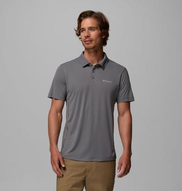 Men's Zero Rules Light Technical Polo, Color: City Grey, image 5