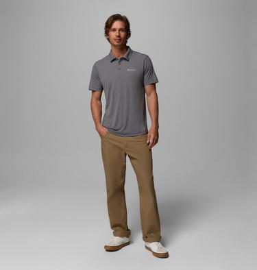 Men's Zero Rules Light Technical Polo, Color: City Grey, image 6