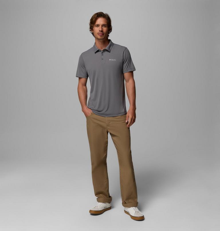 Men's Zero Rules Light Technical Polo, Color: City Grey, image 2