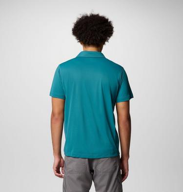 Men's Zero Rules Light Technical Polo, Color: River Blue, image 4