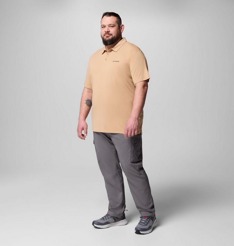 Men's Tech Trail Utility Polo - Extended Size, Color: Canoe, image 2