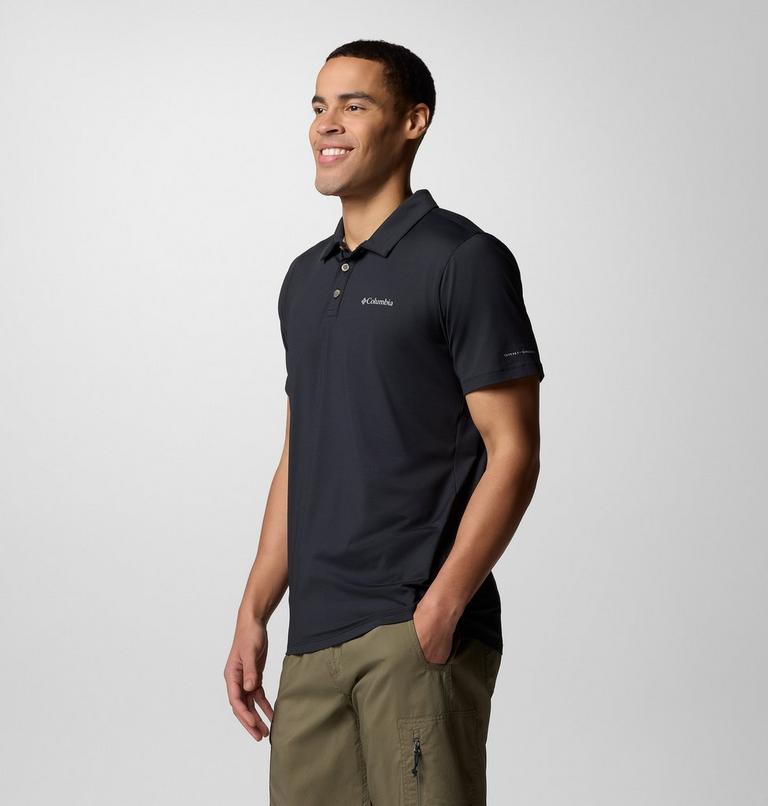 Polo Fonctionnel Tech Trail Homme, Color: Black, image 4